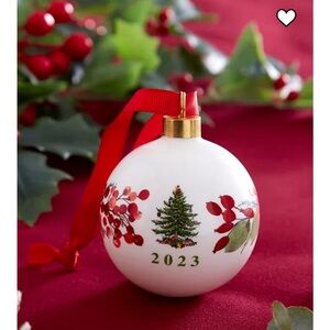 Christmas ornament made of porcelain. New with tags. Missed the return window.